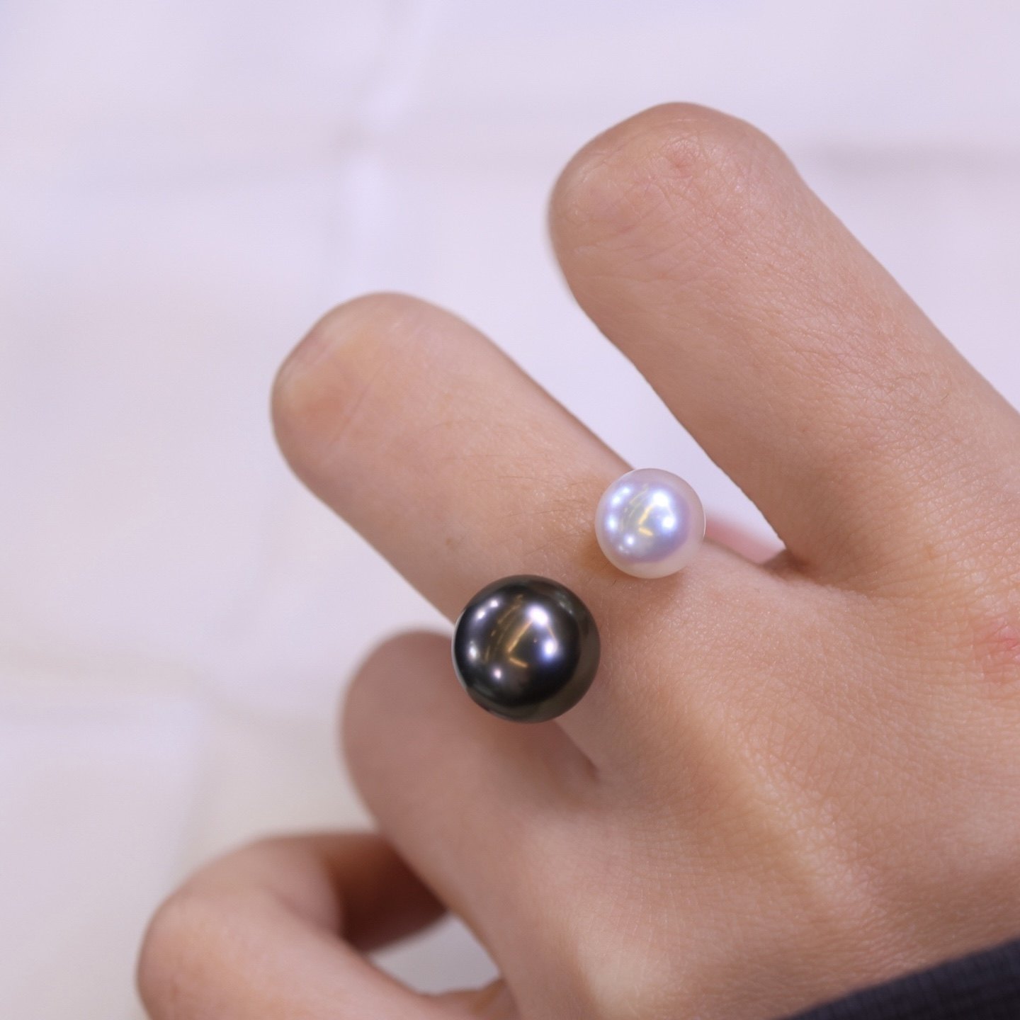 PT900铂金配件7-8 9-10mm海水珍珠DIY双珠戒指空托简约时尚厚金款,珠宝/钻石/翡翠,手饰,淘宝优惠券,粉丝福利购,淘宝优惠卷