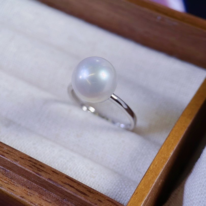 18K金配件9-10mm天然珍珠DIY戒指空托厚金光版设计简约百搭低调款,珠宝/钻石/翡翠,手饰,淘宝优惠券,粉丝福利购,淘宝优惠卷