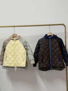 2025冬季新款童装男女童短款羽绒服90白鸭绒儿童保暖外套江家