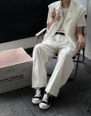 韩国atmosphere 马甲宽松上衣