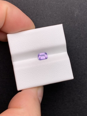 0.57克拉斯里兰卡天然无烧梦幻薰衣草紫色蓝宝石（0322）