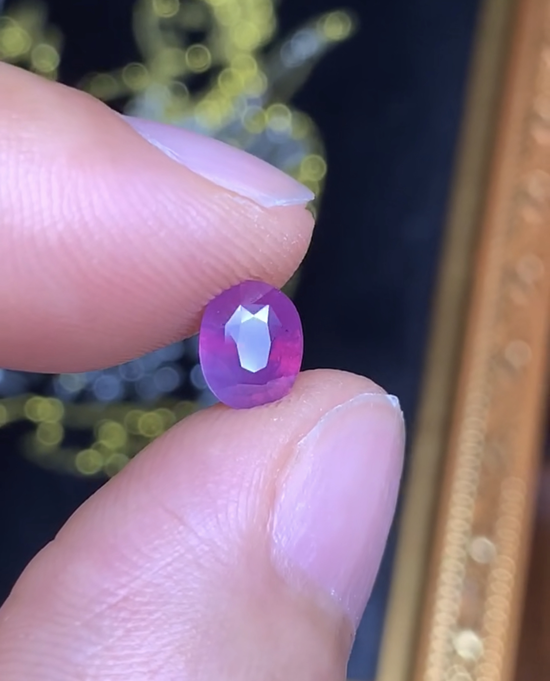 1.15克拉 斯里兰卡天然无烧梦幻紫罗兰蓝宝石（1202）