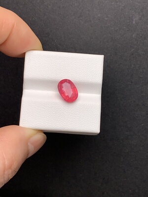 2.84克拉 坦桑尼亚天然无烧马亨盖尖晶石 莲花色 （0117）