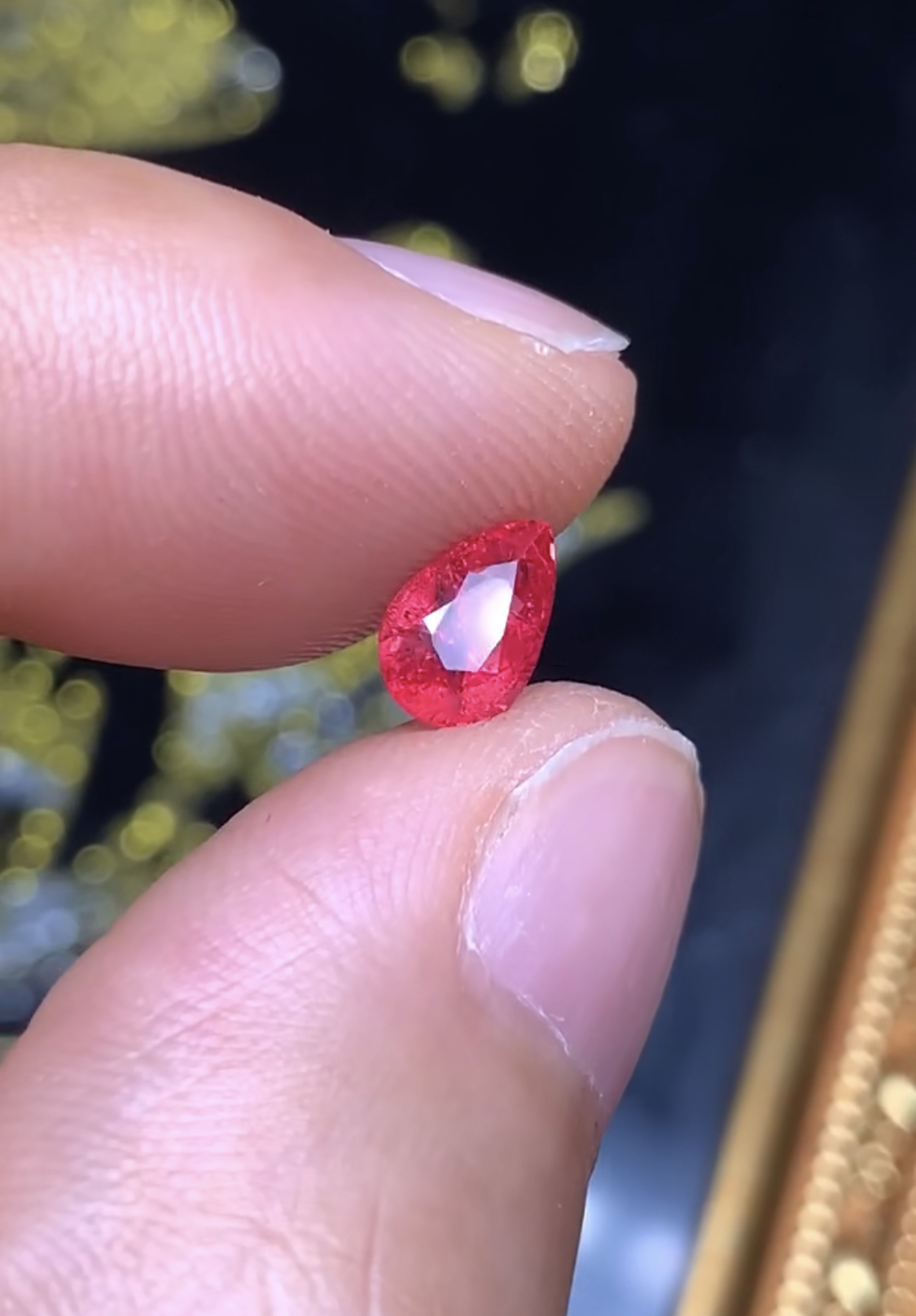 1.03克拉 坦桑尼亚天然无烧马亨盖尖晶石 绝地武士 （1201）