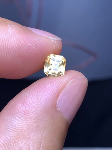 1.68克拉 斯里兰卡天然无烧金光闪闪金锆石（0820）