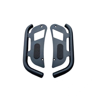 巧格福颖福喜as125旭鹰不锈钢护杠保险杠加宽脚踏 射灯支架改装件