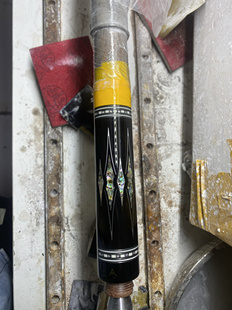 威力台球杆传统喷漆 后把喷漆