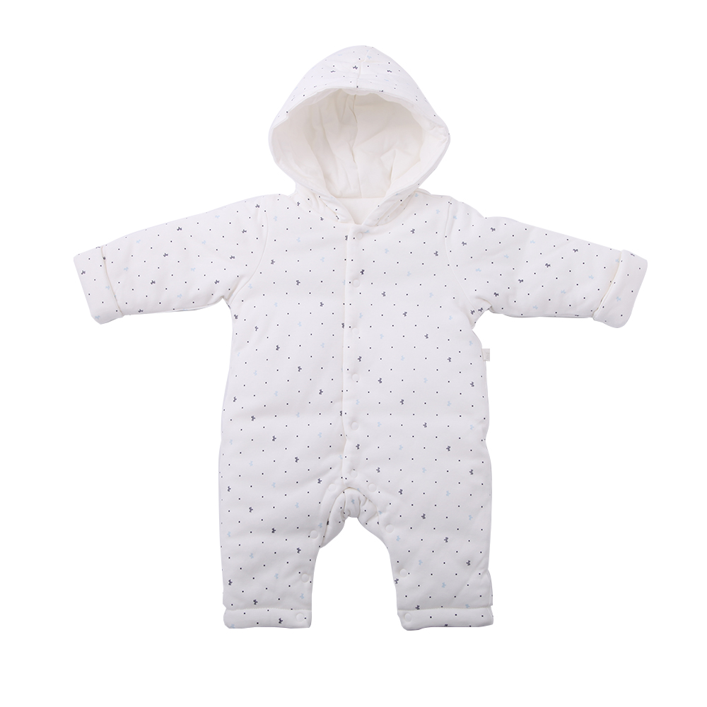 婴儿连体衣夹棉加厚保暖