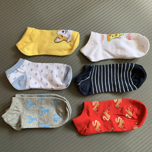 尾货处理女士棉袜春秋夏季 棉质船袜浅口袜子低帮吸湿 短袜