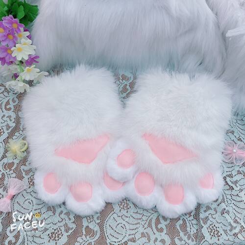 木清兽爪日系爪子兽装手套现货furry毛绒吱吱叫kig系猫爪白菜价