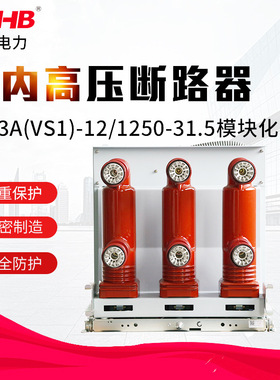 鸿秀户内真空断路VS1-12\1250a真空断路器 断路器zn63a