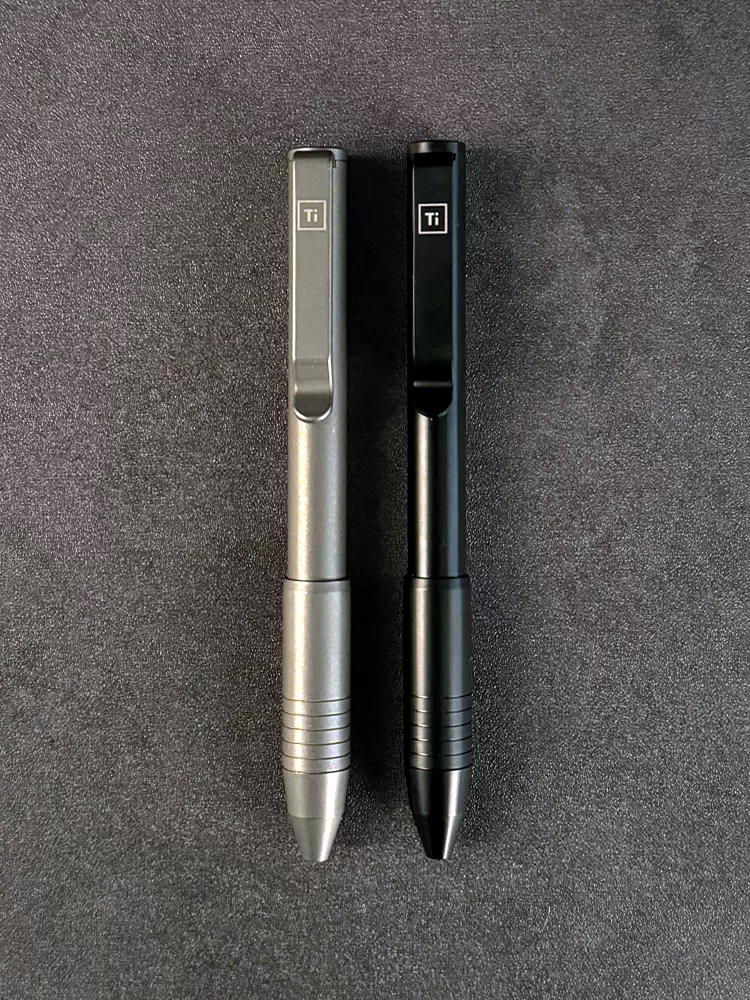 适应各种笔芯 美国进口 随身钛合金EDC口袋战术笔 Ti Pocket Pro