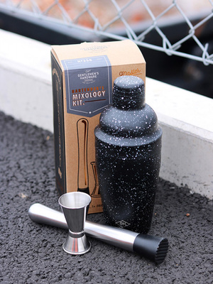 英国正品 Gentlemen's Hardware 专业鸡尾酒调酒器手摇雪克壶套装