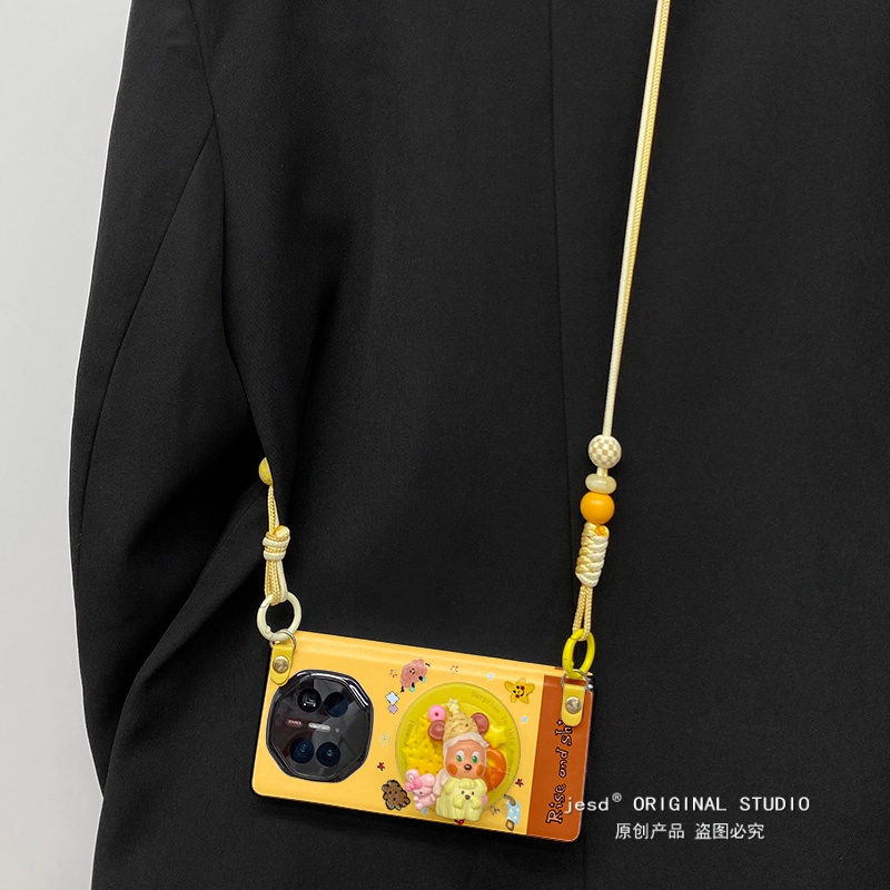 栗子奶油星星人适用于vivoxfold5手机壳中轴全包防摔外壳xfold5女款保护套新款