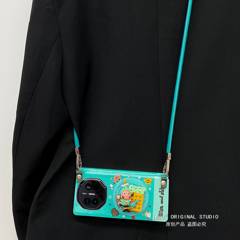 适用于vivoxfold5手机壳中轴全包防摔外壳xfold5女款保护套北极星星星人新款