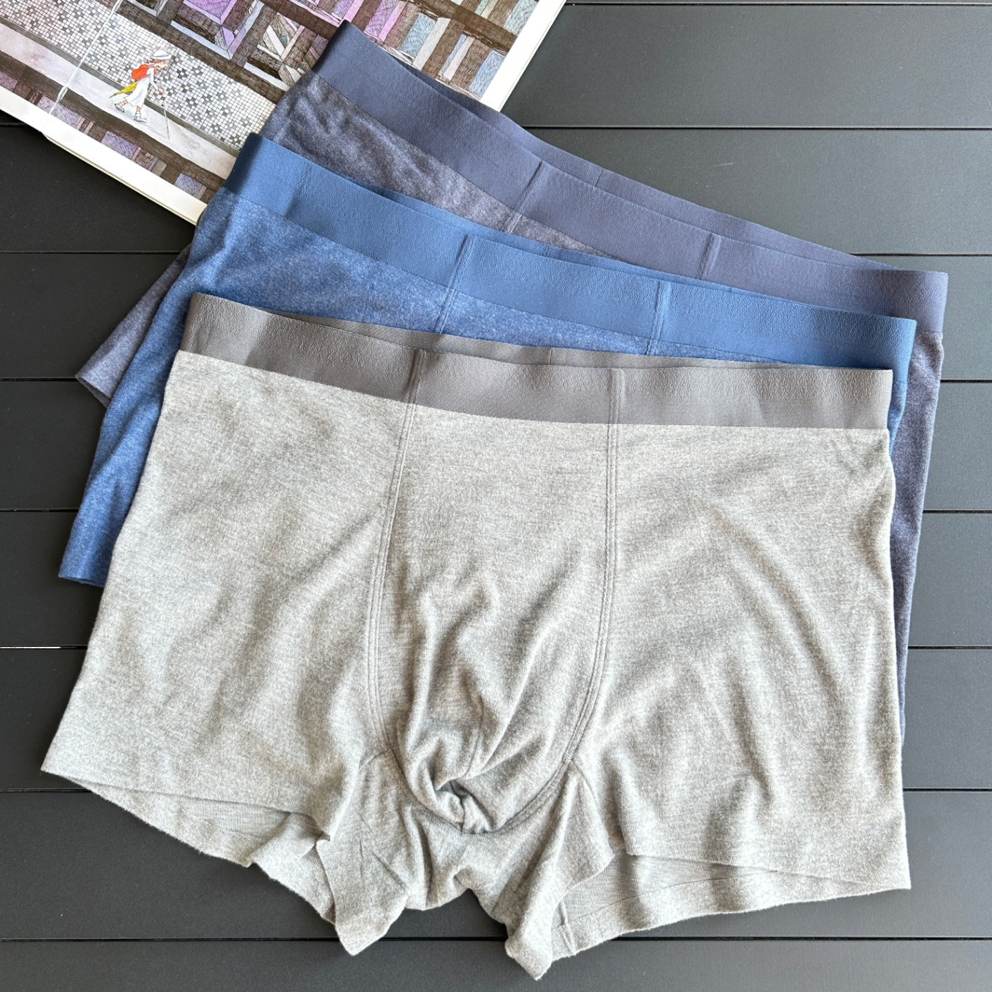 秋冬穿它再无冰凉感 先生男士绒绒磨毛内裤亲肤保暖柔软细腻无感