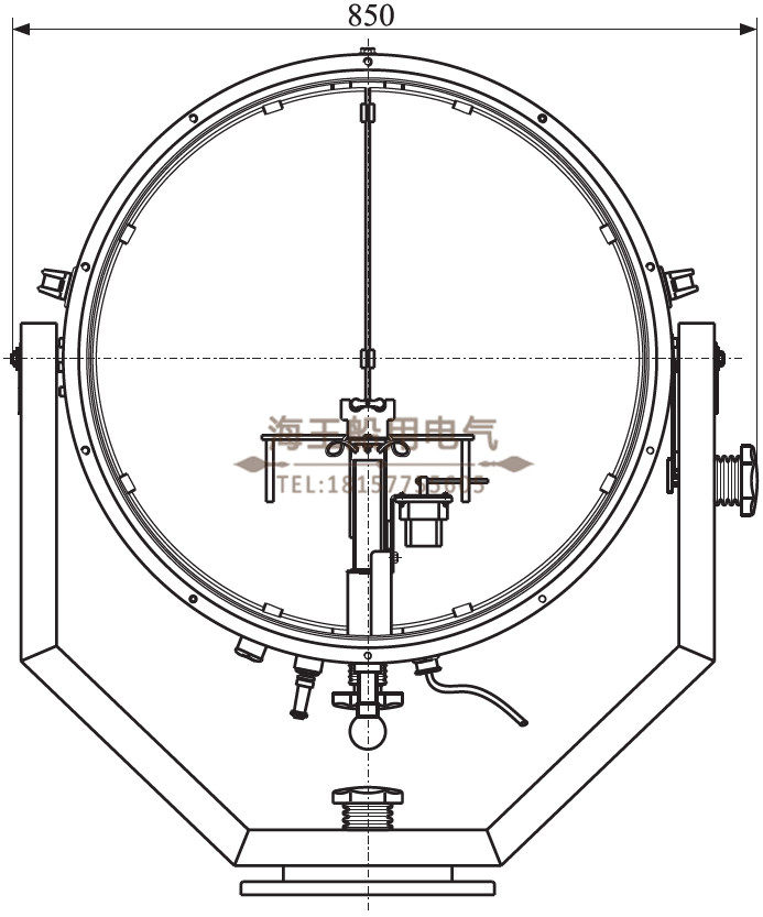 船用探照灯 苏伊士运河灯 铝质tz5 impa 370481 370482带ccs证书