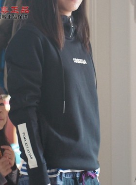 PUMA彪马偏大OUTLAW MOSCOW联名男针织棉涤透气连帽套头衫 576878