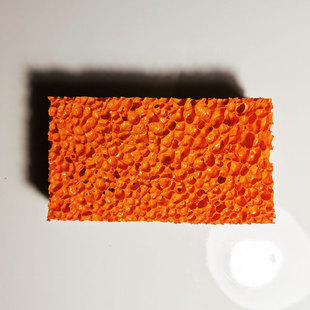 橘色海绵影视特效化妆擦伤淤青油彩肤蜡伤口海绵戳胡茬大眼粗孔