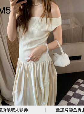 J1M5买手店 AETNA PROJECT 25春夏 罗纹拼接连身裙