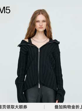 J1M5买手店 NACHE 24秋冬新品 大翻领针织外套 设计师品牌