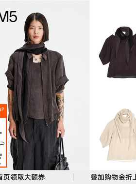 COTEMP 26春夏 Oracle Scarf Top 新款奥克丝巾上衣短袖T恤女