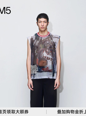 刘宪华刘畊宏同款 NAMESAKE 24春夏 轻薄印花无袖背心 设计师
