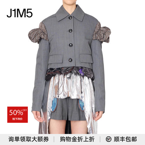 娃娃袖西装外套设计师品牌