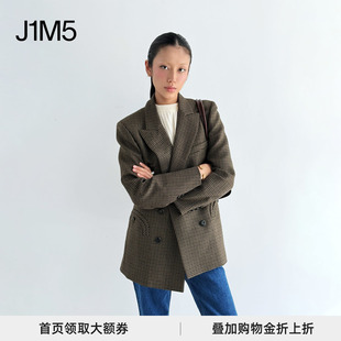 BLAZE 外套 MILANO 弧形口袋格纹西装 设计师 25早秋 J1M5买手店