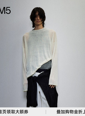 J1M5买手店 STRUCTURA 25春夏 圆领微透亚麻罩衫 设计师品牌