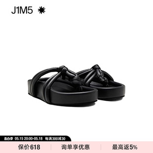 松糕底编织麻绳人字拖设计师拖鞋 J1M5买手店 经典 MM6 春夏新款