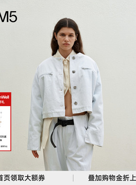 【现货】J1M5买手店MEDIUM WELL 牛仔做旧毛毛外套设计师品牌