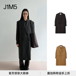 大衣 J1M5买手店 双排扣长款 25秋冬 设计师品牌 AMI