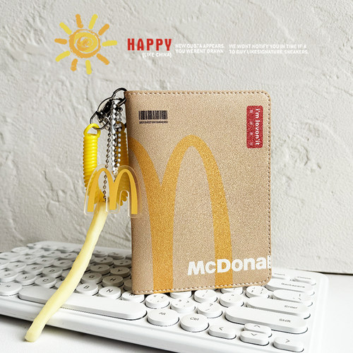 HAPPY原创设计麦门M记护照夹