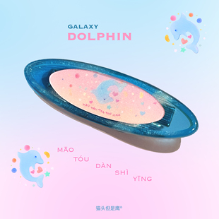 猫头但是鹰原创会动 发夹醋酸发夹边夹兔兔海豚发夹创意礼物