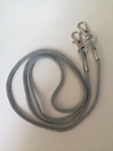 金属双头钩挂脖绳证件卡套涤纶大会代表员工展示博览胸前厂牌吊带