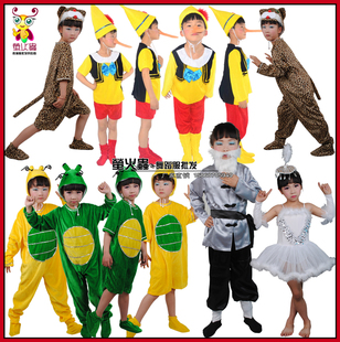 木偶奇遇记皮诺曹动漫角色表演亲子服装长鼻子匹诺曹老木匠鲨鱼