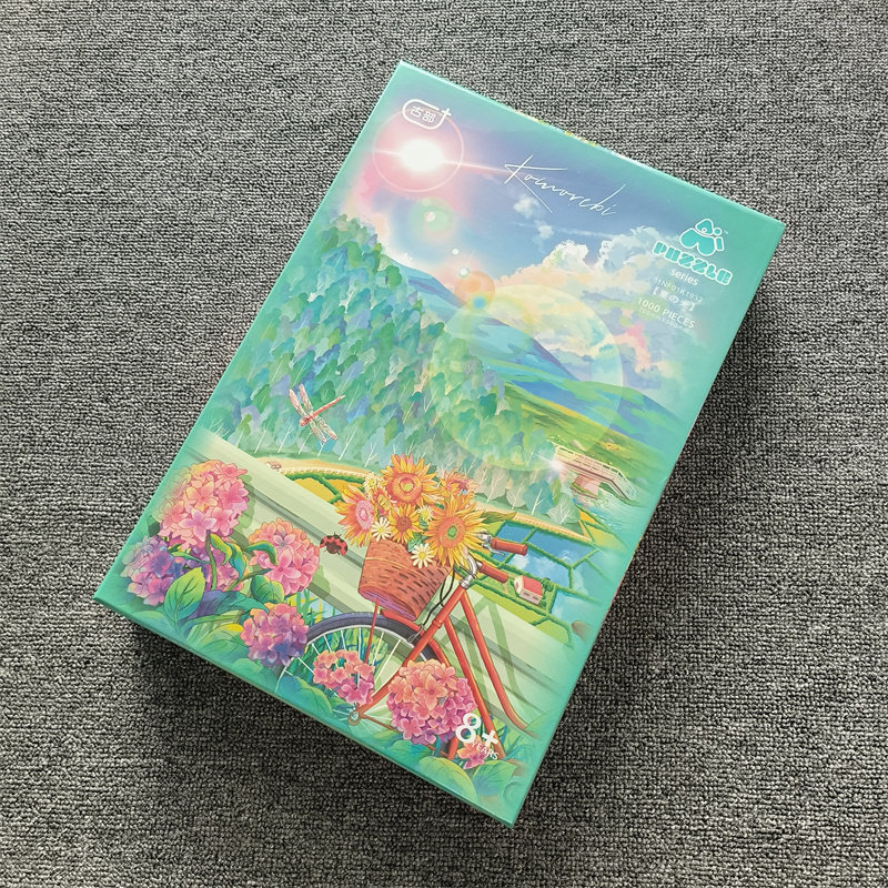 클리어런스 어른을 위한 1000피스 직소퍼즐 스트레스 해소 선물 힐링 사계절 풍경 어려운 어린이 퍼즐