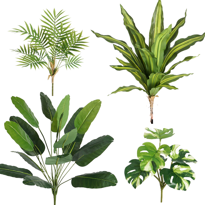 仿真绿植蕨类植物墙隔断造景假花草插花装饰花绿草单枝塑料花