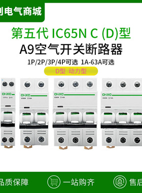 IC65N小型断路器空气开关1P2P3P4PD10A 16A 20A 25A 32A 40A D63A
