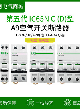 IC65N小型断路器空气开关1P2P3P4P10A 16A 20A 25A 32A40A63A家用