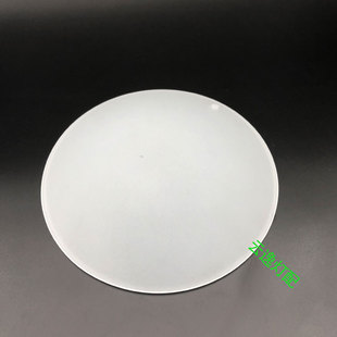 16厘米弧形半圆磨砂打砂抛边现代吊灯简约半透明玻璃配件灯片灯罩