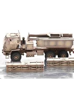 三荣 5M 72130B 海马斯 沙色 M142 火箭炮 成品模型 1/72