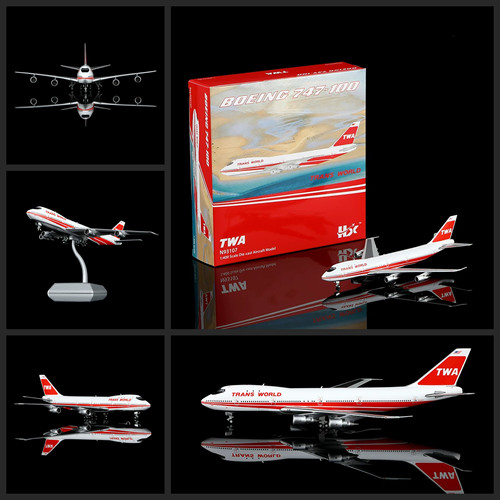HX美国环球B747-100客机模型