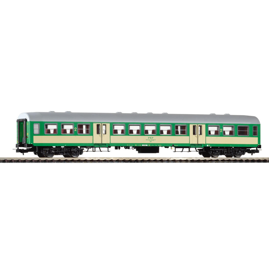 德国PIKO 57615/96650二等乘客车客运车厢火车模型1/87
