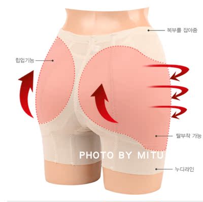 韩国3d立体丰臀丰胯一体塑形裤