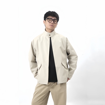 日系户外机能防水透气哈灵顿夹克