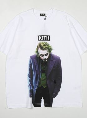 KITH X BATMAN JOKER TEE小丑印花短袖美式潮牌小众T恤男女