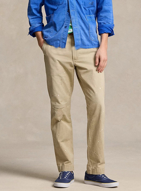 RL Sailinger Straight Patch Splash Chino直筒补丁泼漆休闲裤男