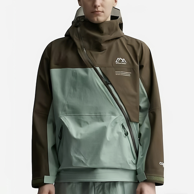 CMF GARMENT SLASH SHELL COEXIST斜拉链冲锋衣